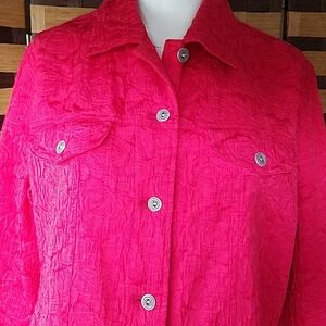 Chico's textured jacket